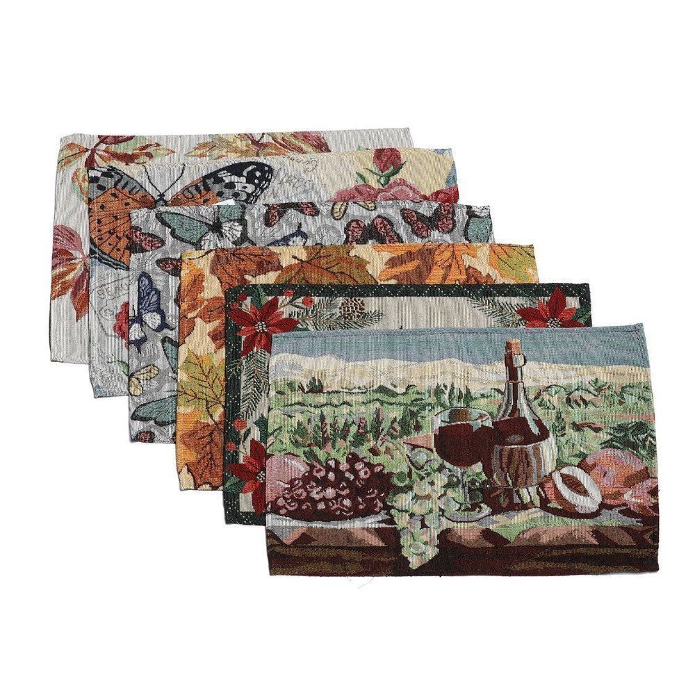 Jacquard Weave Pattern Table Placemats (13 x 19)